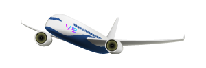 飛行機のイラスト1